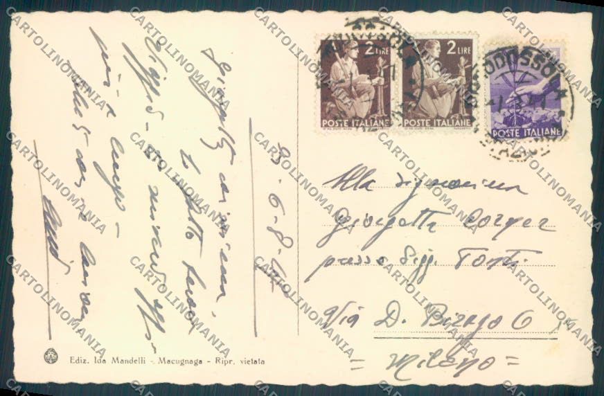 Verbania Macugnaga Monte Rosa cartolina ZQ7527 – retro