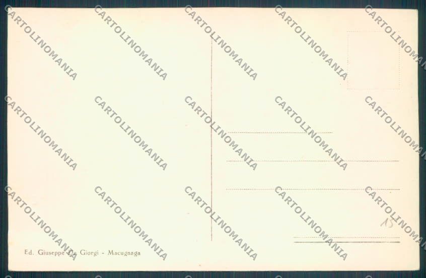 Verbania Macugnaga Monte Rosa cartolina ZQ7536 – retro
