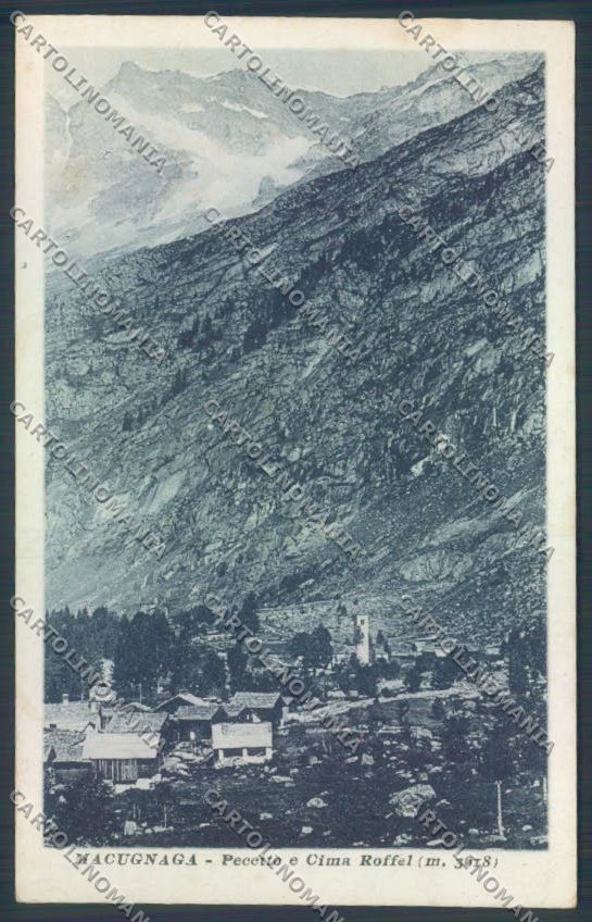 Verbania Macugnaga cartolina ZQ7537 – fronte