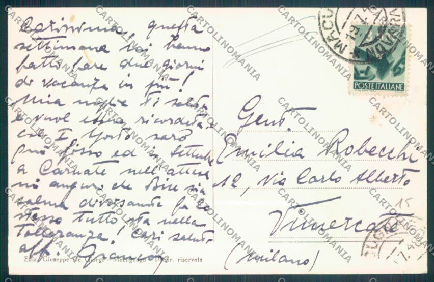 Verbania Macugnaga Monte Rosa cartolina ZQ7542 – retro