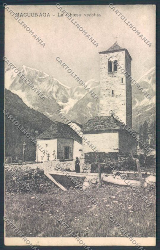 Verbania Macugnaga cartolina ZQ7545 – fronte
