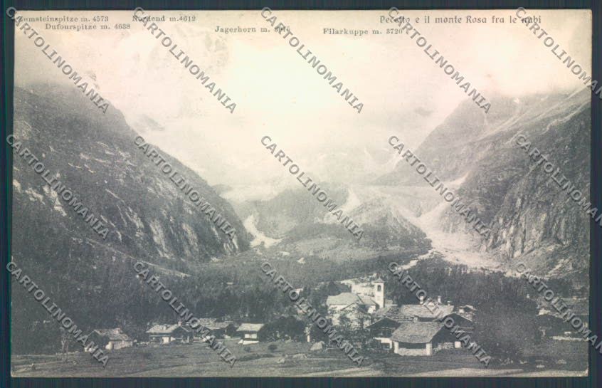 Verbania Macugnaga Monte Rosa cartolina ZQ7550 – fronte