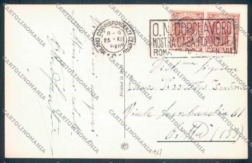 Verbania Macugnaga Monte Rosa cartolina ZQ7555 – retro