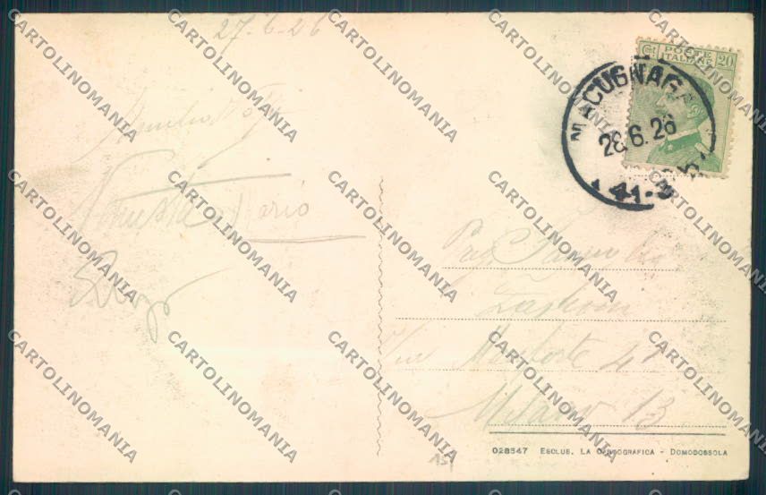 Verbania Macugnaga Monte Rosa cartolina ZQ7556 – retro