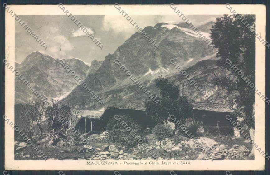 Verbania Macugnaga cartolina ZQ7565 – fronte