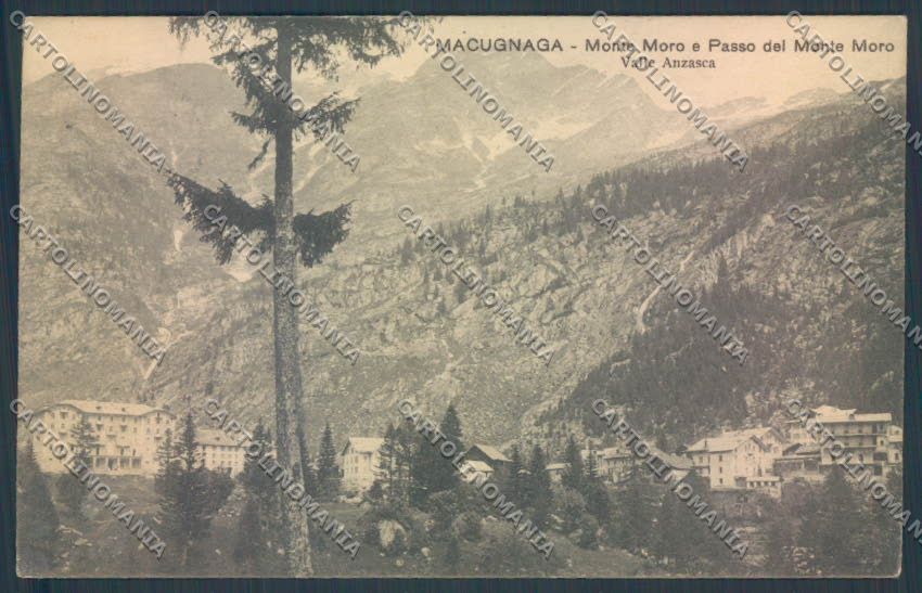 Verbania Macugnaga cartolina ZQ7566 – fronte