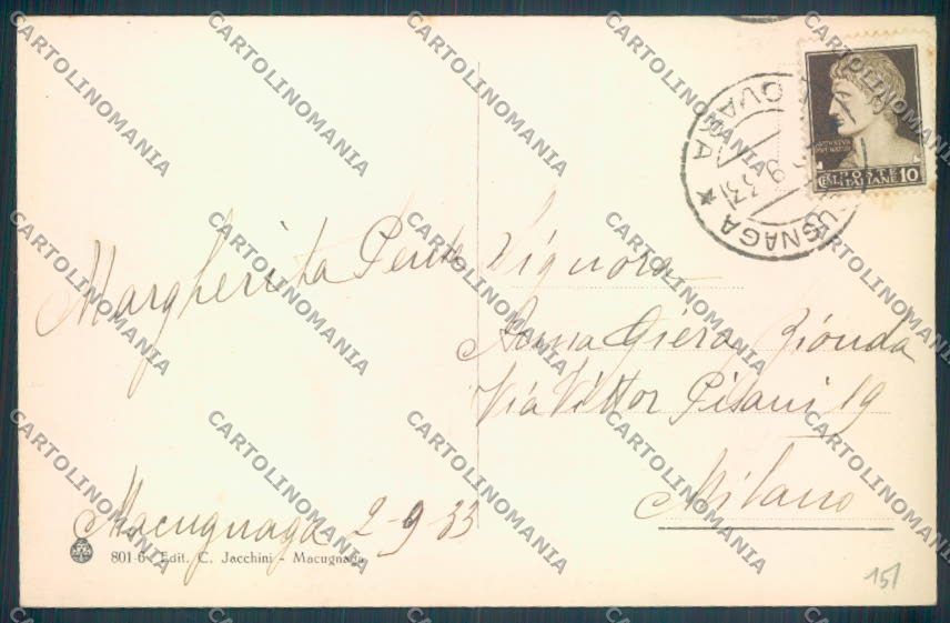 Verbania Macugnaga Monte Rosa cartolina ZQ7570 – retro