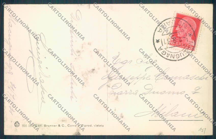 Verbania Macugnaga Monte Rosa cartolina ZQ7574 – retro