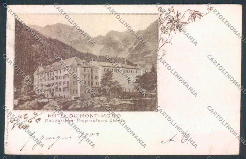 Verbania Macugnaga cartolina ZQ7577 – fronte