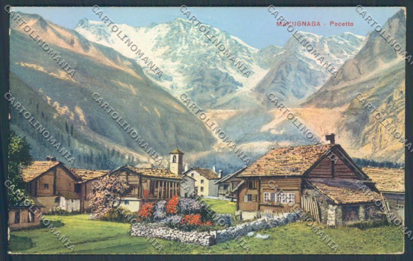 Verbania Macugnaga Monte Rosa cartolina ZQ7581 – fronte