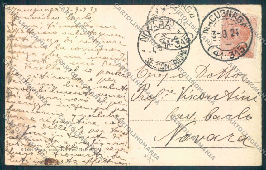 Verbania Macugnaga Monte Rosa cartolina ZQ7584 – retro