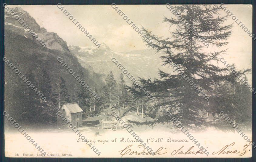 Verbania Macugnaga cartolina ZQ7597 – fronte
