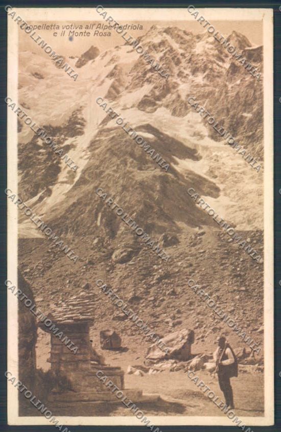 Verbania Macugnaga Monte Rosa cartolina ZQ7604 – fronte