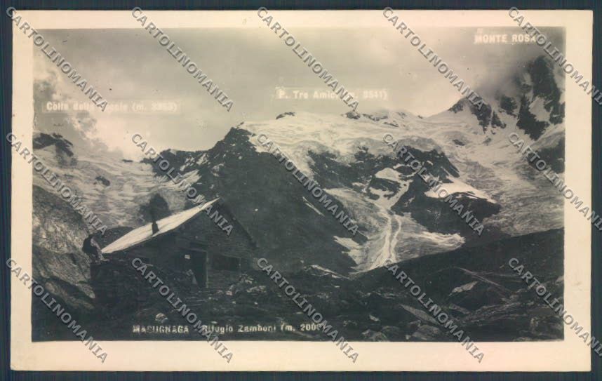 Verbania Macugnaga Monte Rosa Foto cartolina ZQ7607 – fronte