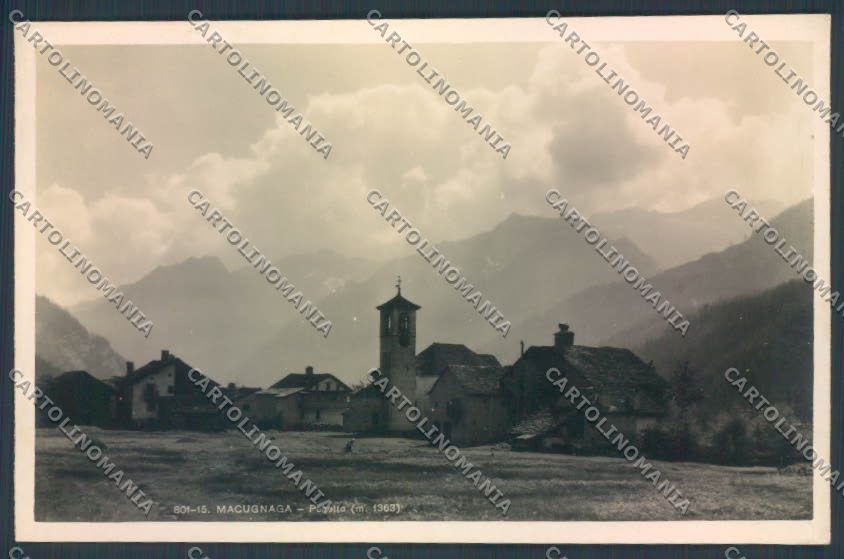 Verbania Macugnaga Foto cartolina ZQ7616 – fronte