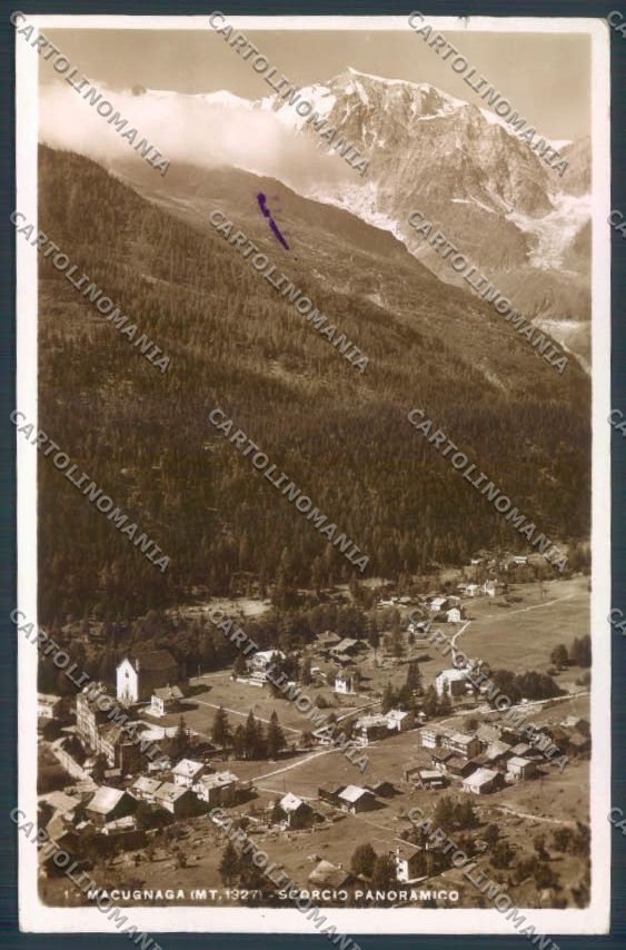 Verbania Macugnaga Foto cartolina ZQ7620 – fronte