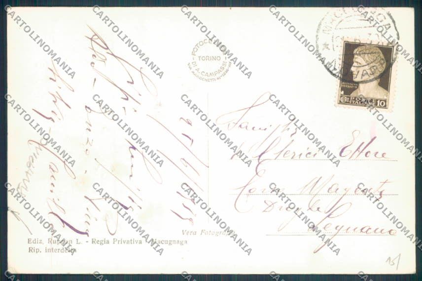 Verbania Macugnaga Foto cartolina ZQ7620 – retro