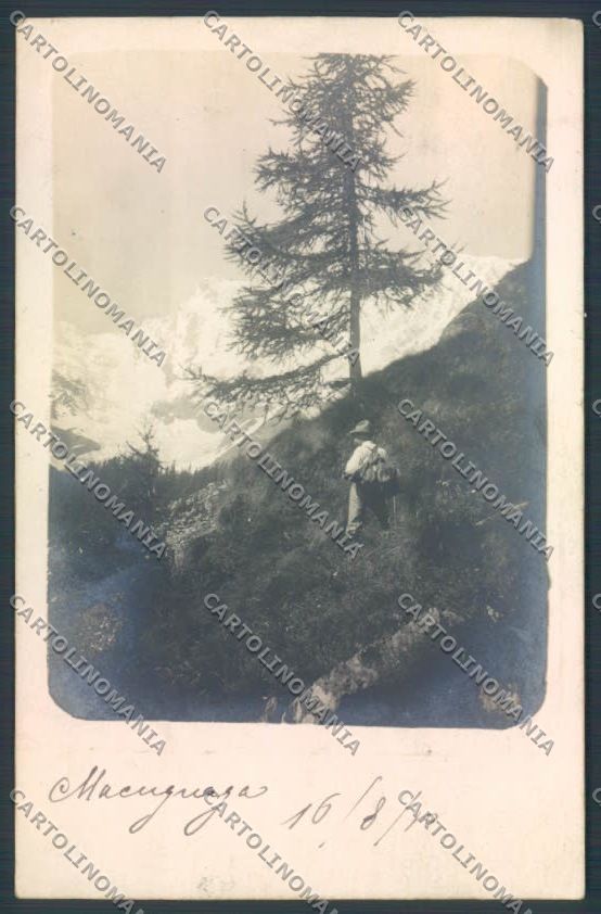 Verbania Macugnaga Alpinismo Foto cartolina ZQ7621 – fronte