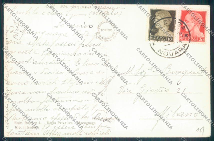 Verbania Macugnaga Rifugio Foto cartolina ZQ7622 – retro