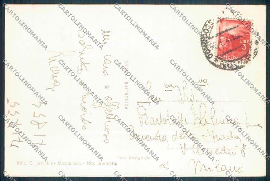 Verbania Macugnaga Rifugio Foto cartolina ZQ7624 – retro