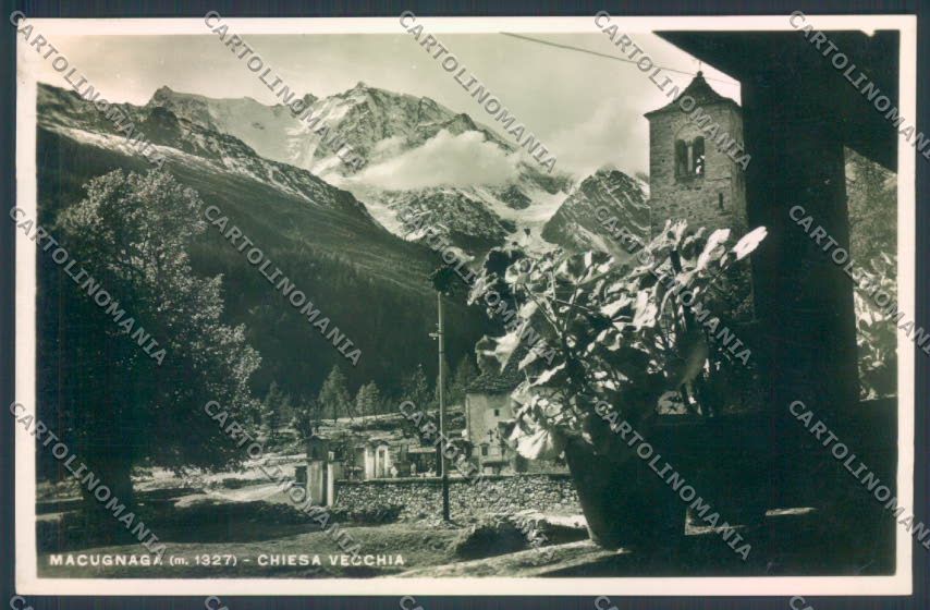 Verbania Macugnaga Foto cartolina ZQ7625 – fronte