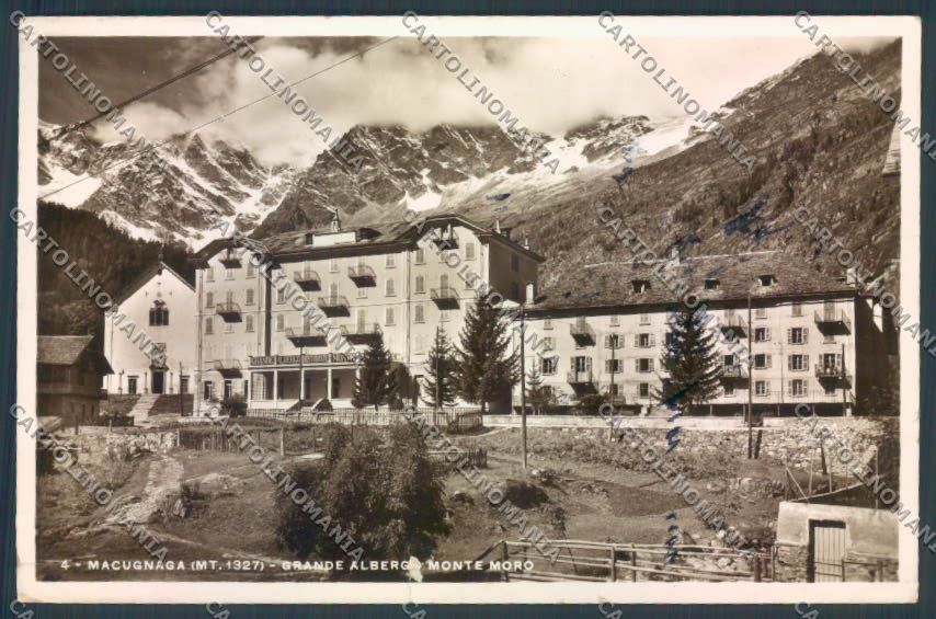 Verbania Macugnaga Monte Rosa STRAPPO Foto cartolina ZQ7627 – fronte