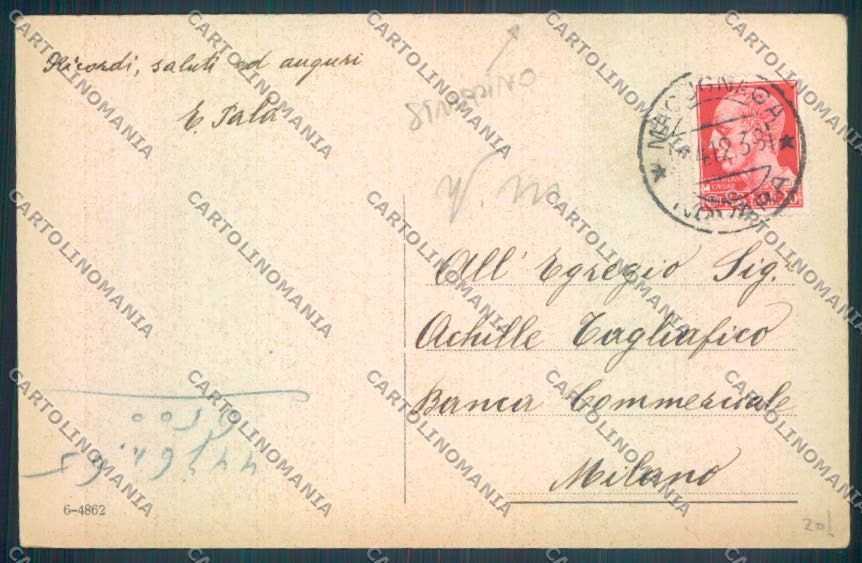 Verbania Macugnaga STRAPPINO cartolina ZQ7635 – retro