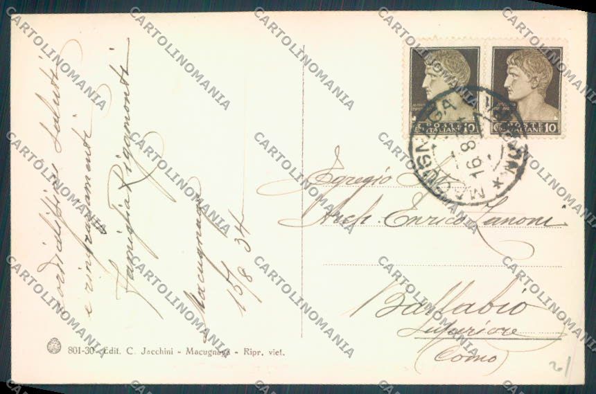 Verbania Macugnaga Monte Rosa cartolina ZQ7636 – retro