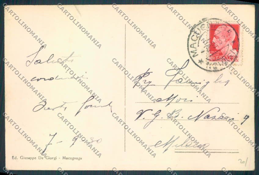 Verbania Macugnaga Monte Rosa cartolina ZQ7639 – retro