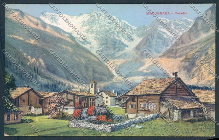 Verbania Macugnaga Monte Rosa cartolina ZQ7644 – fronte