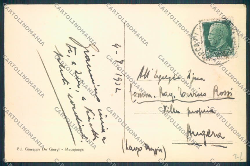 Verbania Macugnaga Monte Rosa cartolina ZQ7650 – retro