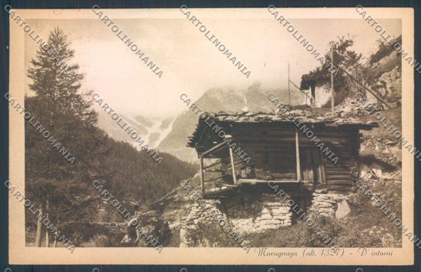 Verbania Macugnaga cartolina ZQ7655 – fronte