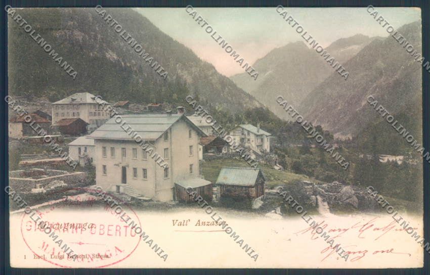 Verbania Macugnaga cartolina ZQ7661 – fronte