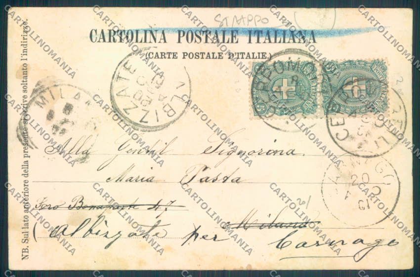 Verbania Macugnaga STRAPPO cartolina ZQ7665 – retro