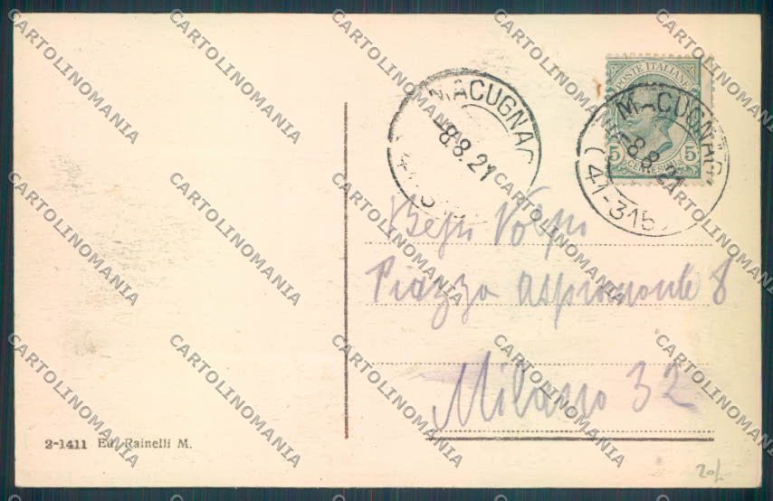 Verbania Macugnaga Monte Rosa cartolina ZQ7667 – retro