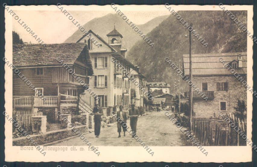 Verbania Macugnaga cartolina ZQ7674 – fronte