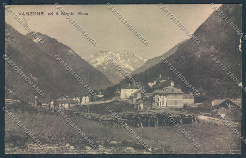 Verbania Macugnaga Monte Rosa cartolina ZQ7676 – fronte