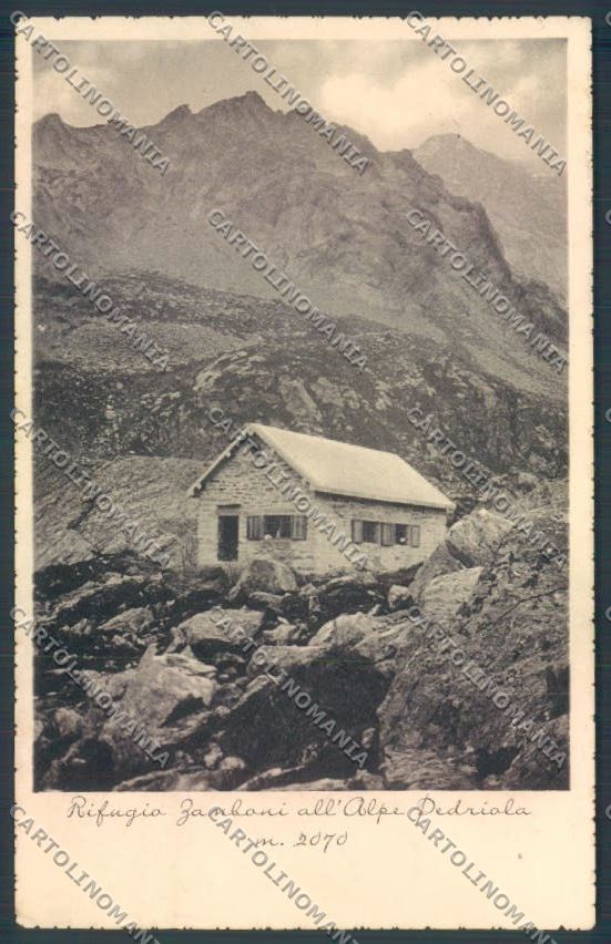 Verbania Macugnaga Monte Rosa Rifugio cartolina ZQ7680 – fronte