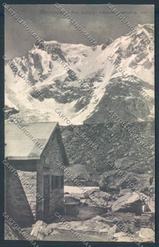 Verbania Macugnaga Monte Rosa Rifugio cartolina ZQ7686 – fronte
