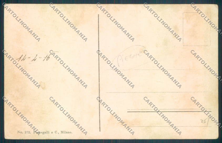 Verbania Macugnaga Monte Rosa PIEGHE cartolina ZQ7703 – retro