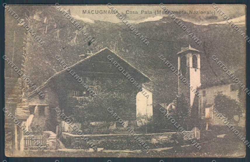 Verbania Macugnaga cartolina ZQ7705 – fronte