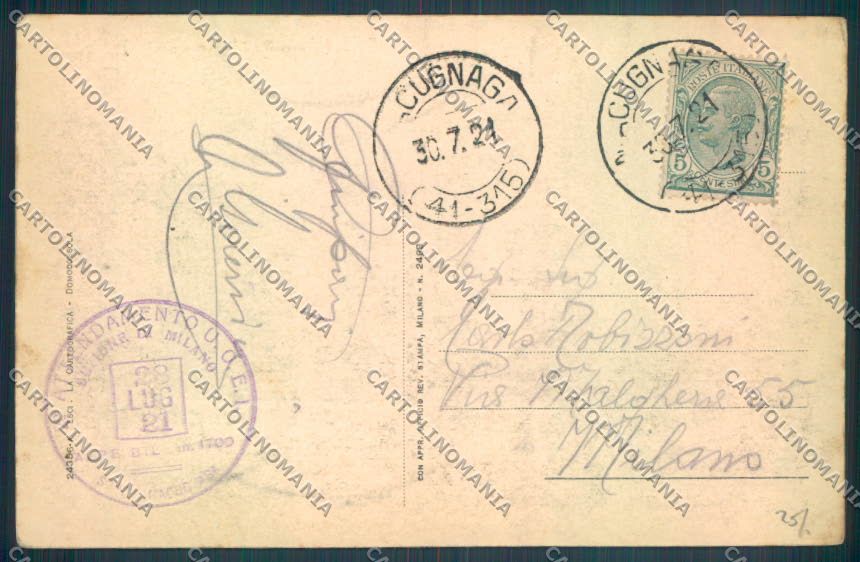Verbania Macugnaga cartolina ZQ7705 – retro