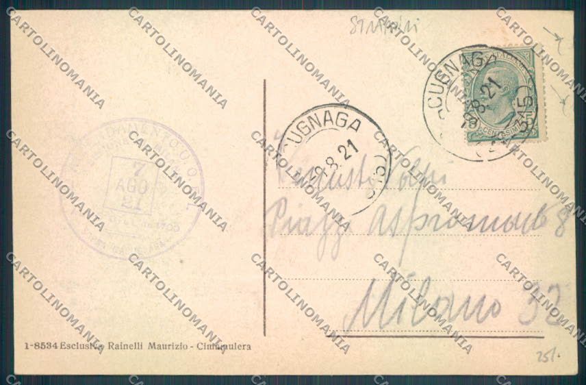 Verbania Macugnaga Monte Rosa STRAPPINI cartolina ZQ7708 – retro