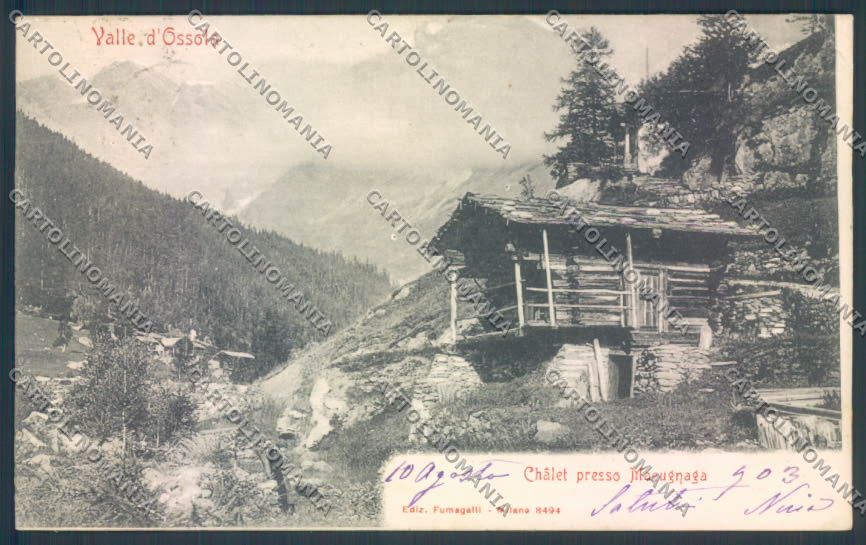 Verbania Macugnaga cartolina ZQ7710 – fronte