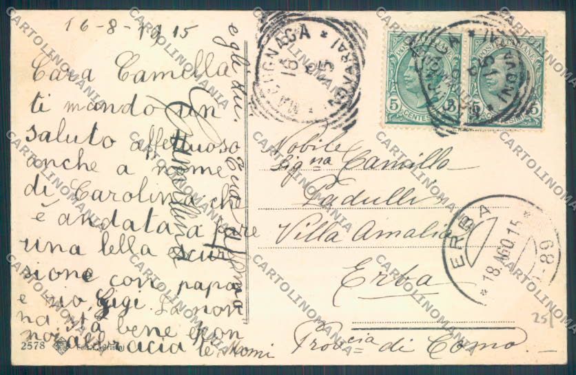 Verbania Macugnaga cartolina ZQ7711 – retro