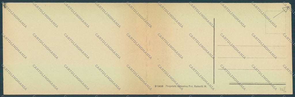 Verbania Macugnaga Monte Rosa Doppia ABRASA cartolina ZQ7712 – retro