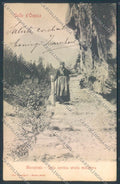 Verbania Macugnaga Costumi SCOLLATA cartolina ZQ7722 – fronte