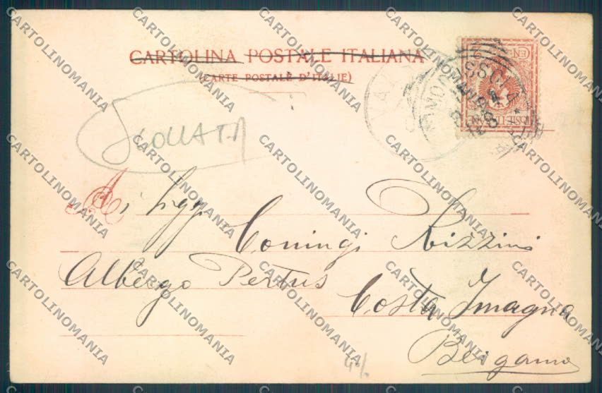 Verbania Macugnaga Costumi SCOLLATA cartolina ZQ7722 – retro
