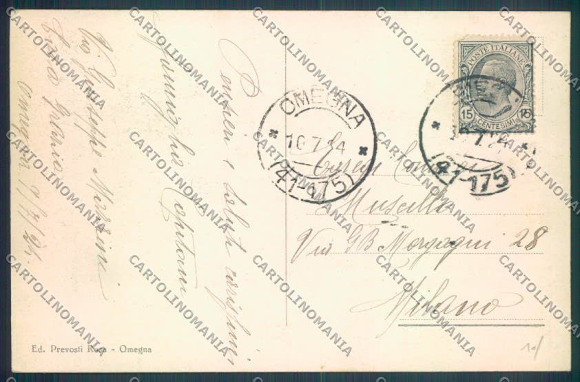 Verbania Omegna cartolina ZQ7726 – retro