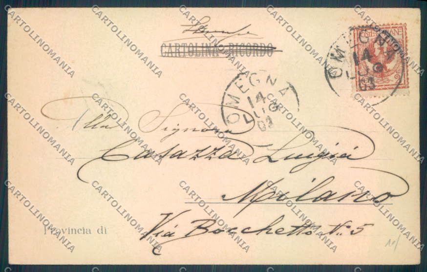 Verbania Omegna cartolina ZQ7731 – retro
